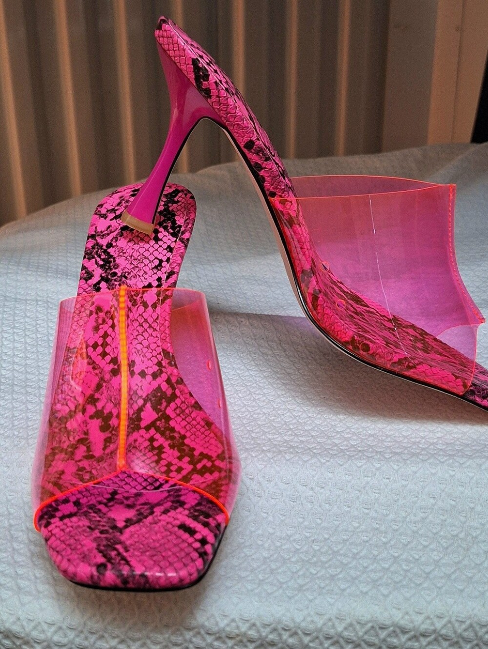 👡✨️JESSICA SIMPSON✨️👡Pink, Snakeskin Heels